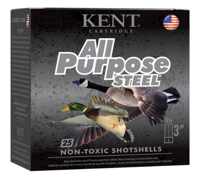 Kent Cartridge All-Purpose Steel 12GA 3" 1-1/4oz #2 Steel