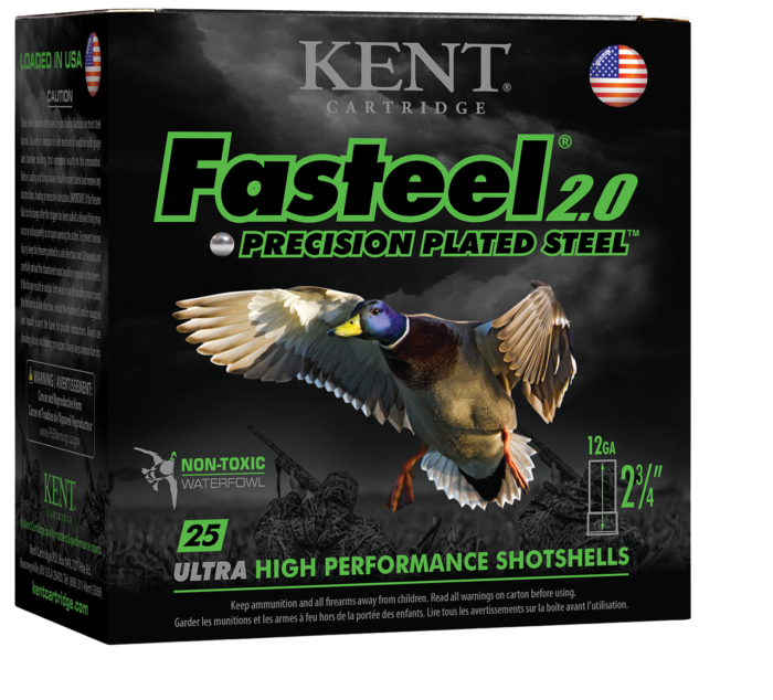 Kent Cartridges Fasteel 2.0 20ga, 3" #2, 7/8oz